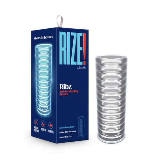 Ribz Glow in the Dark Self-Lubricating Stroker