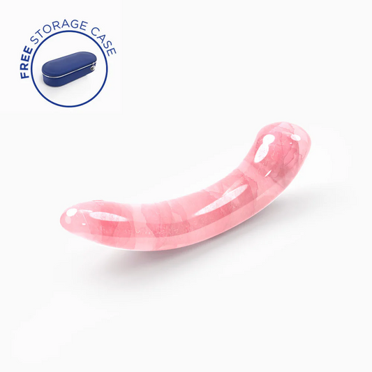 Pixii Rose Quartz Dildo