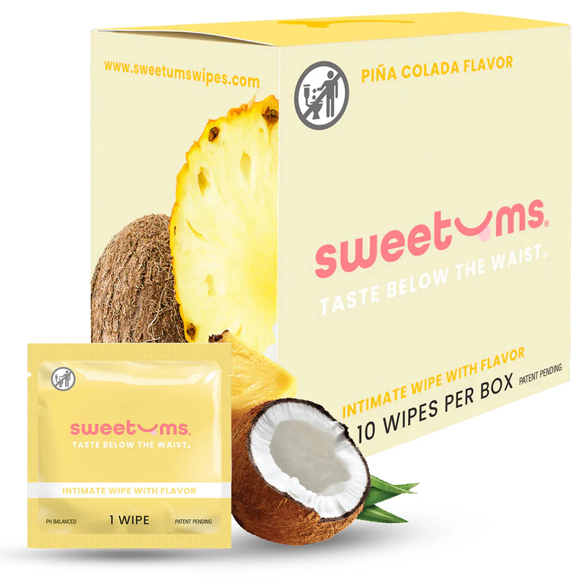 Sweetums Intimate Wipes - For Her