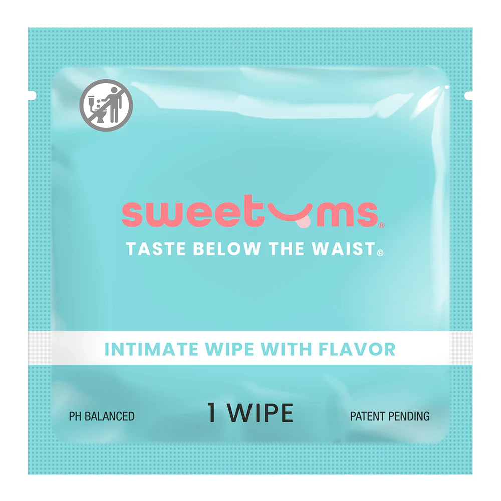 Sweetums Tasty Intimate Wipes - 1pk