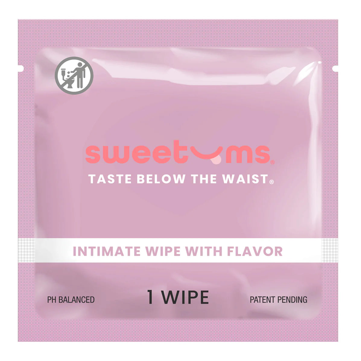 Sweetums Tasty Intimate Wipes - 1pk