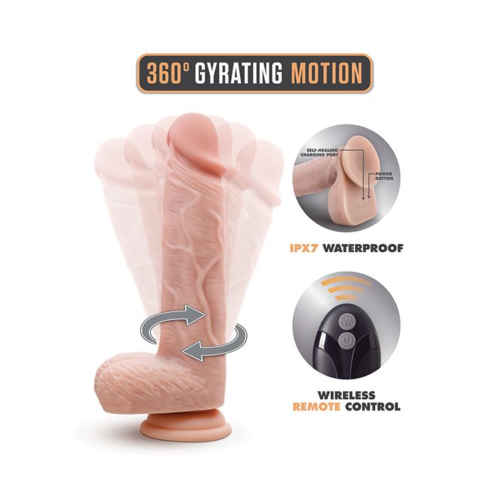 Dr Ethan 8.5" Gyrating Dildo