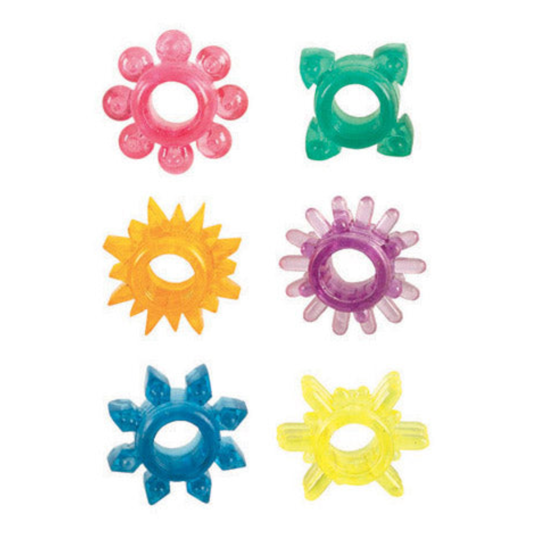 6 Pack Cock Rings