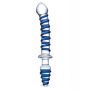 Mr. Swirly Double Ended Glass Dildo & Butt P
