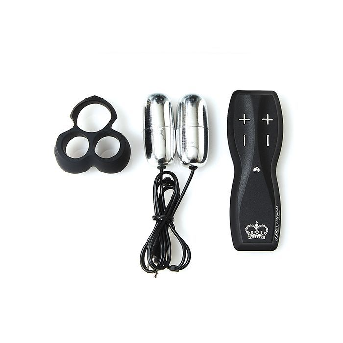 Jett Remote-Controlled Penis Vibrator Black