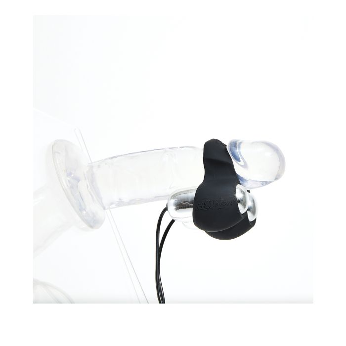 Jett Remote-Controlled Penis Vibrator Black