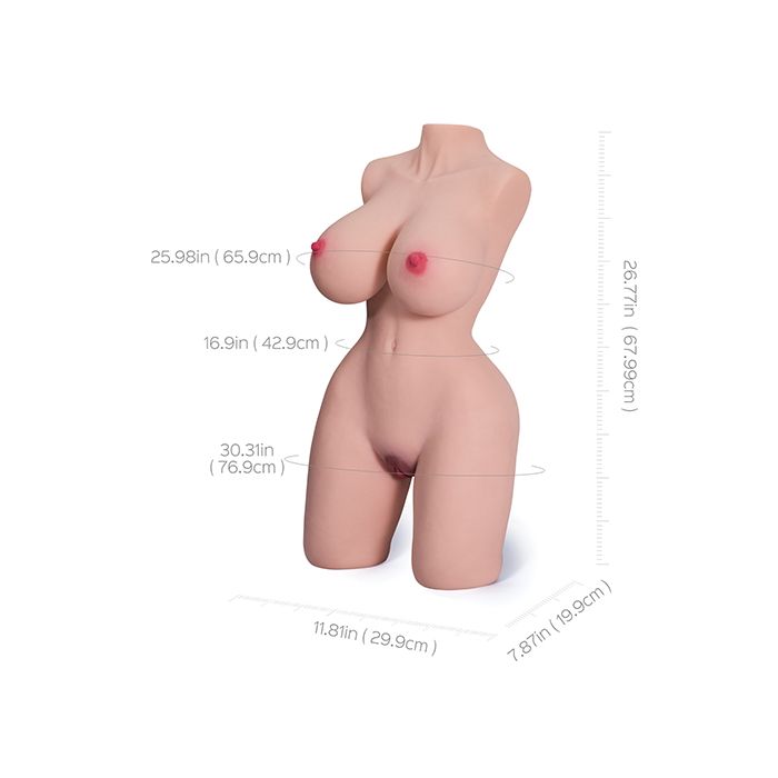 Saffron Huge Breast Adult Torso Sex Doll