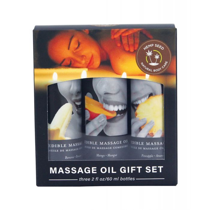 Edible Massage Oil Gift Set
