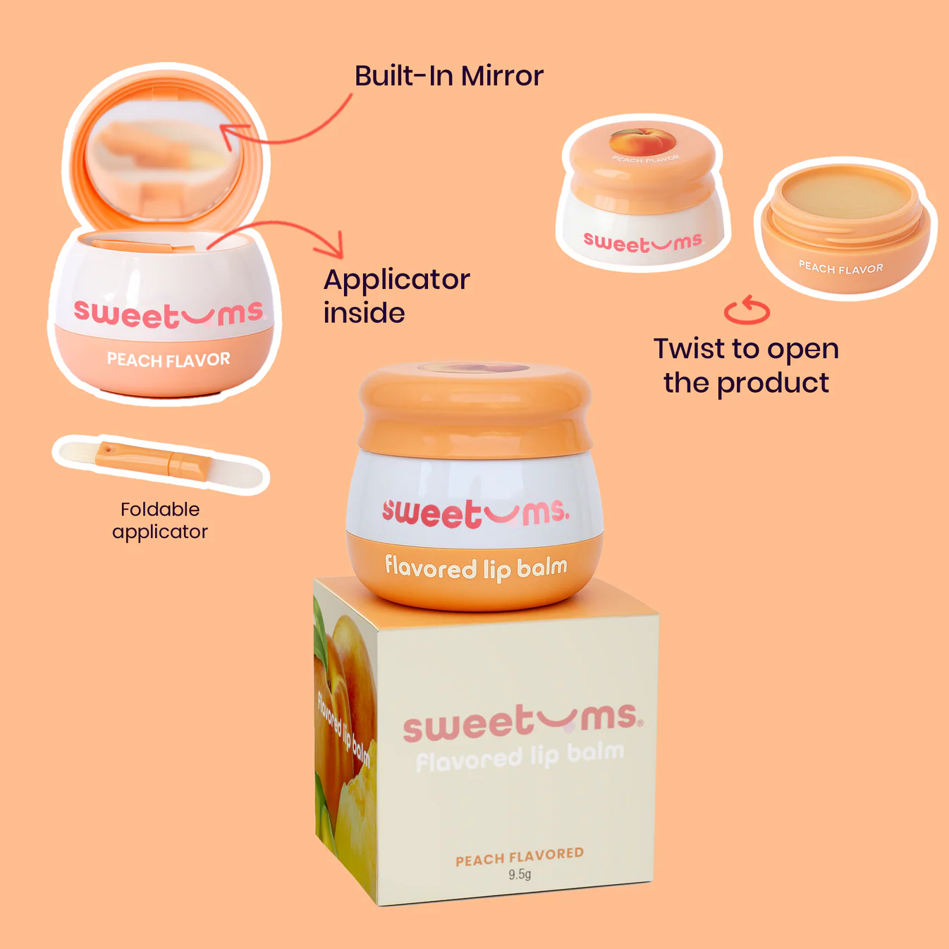Sweetums Flavored Lip Balm