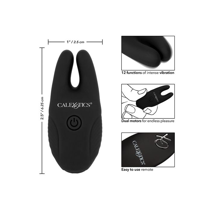 Silicone Nipple Clamps w/Remote