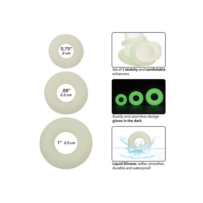 Glow in the Dark Ring - 3pk