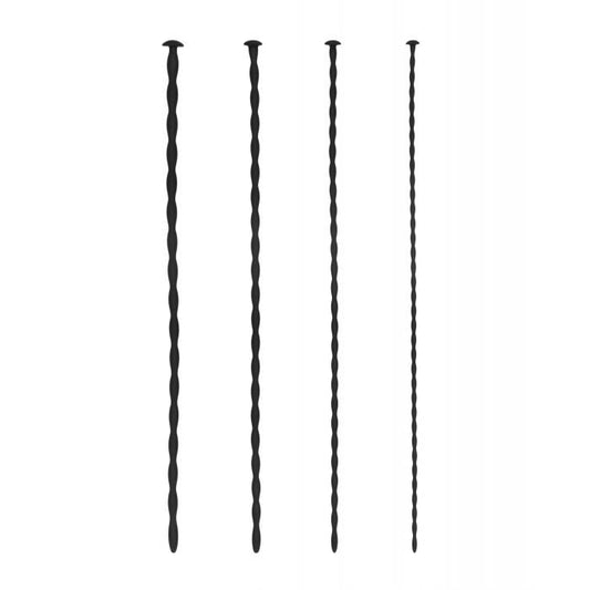 Beginner Urethral Sounding Silicone Spiral Screw Plug Set