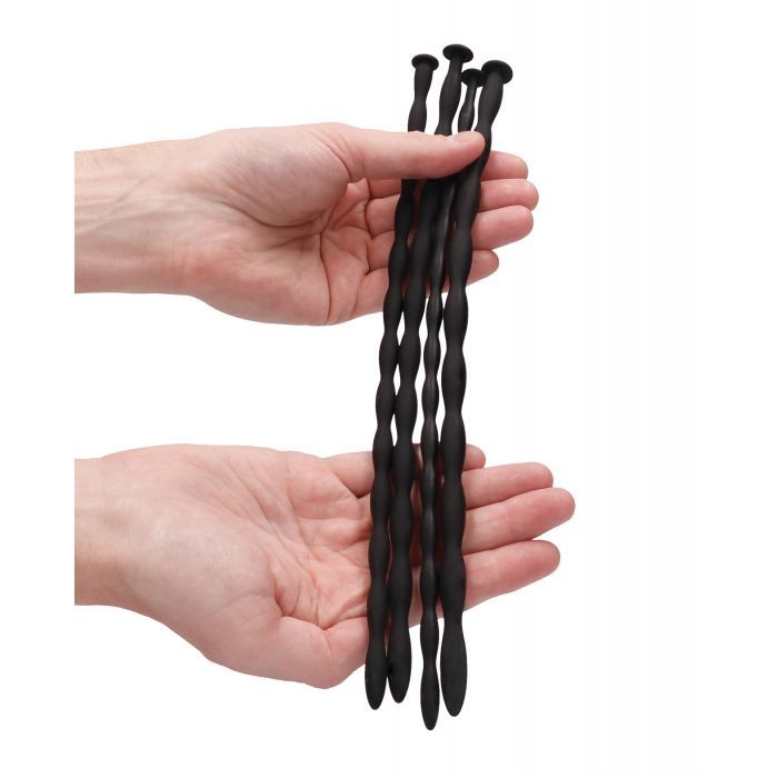 Advanced Urethral Sounding Silicone Spiral Plug Set