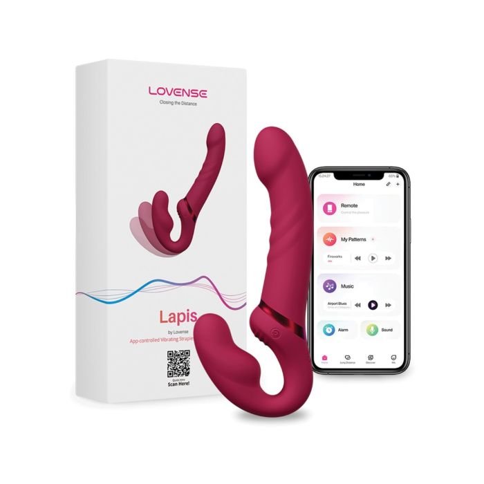 Lapis Vibrating Strapless Strap On