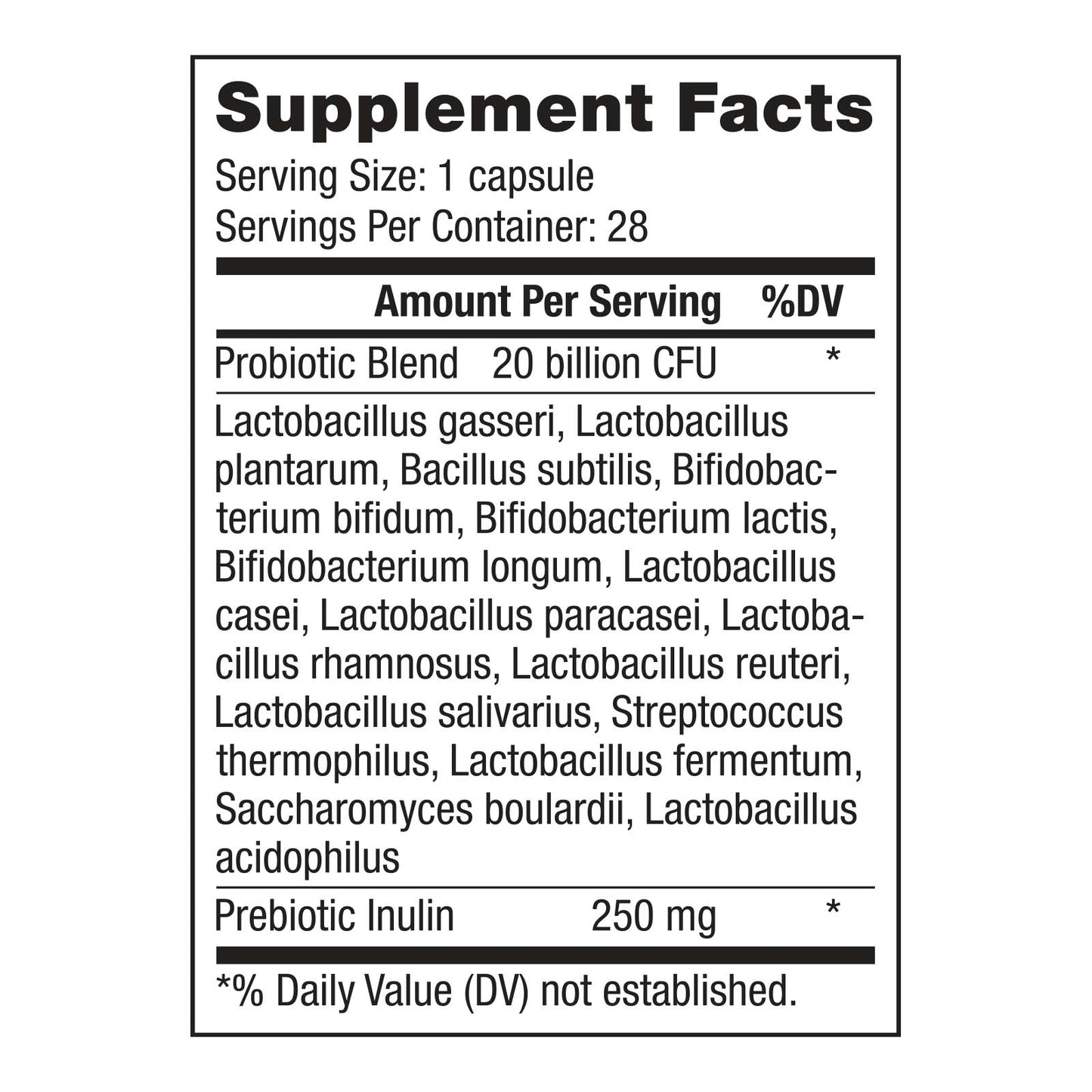 Probiotiix™ Broad-Spectrum Probiotics + Prebiotics