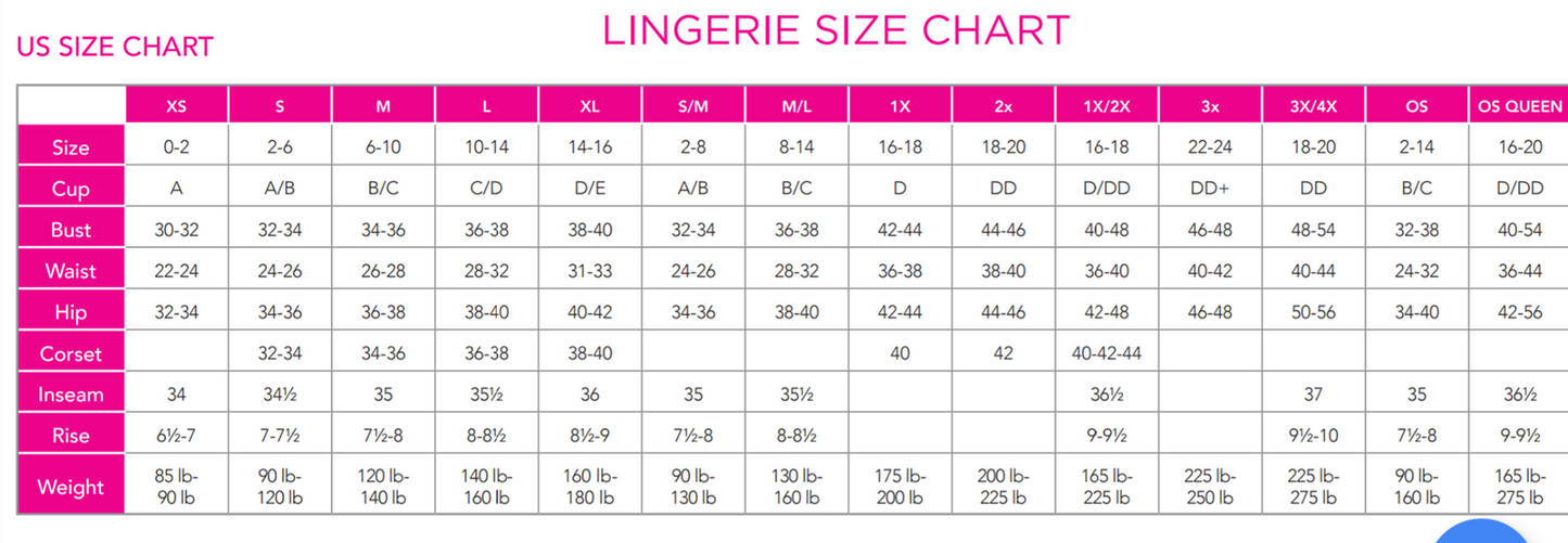 Hot Pink Babydoll Set - Medium