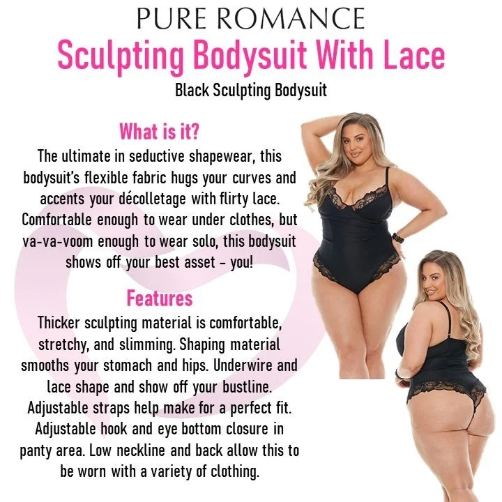 Sculpting Bodysuit with Lace