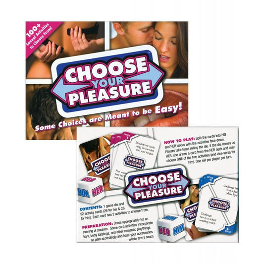 Choose Your Pleasure Game