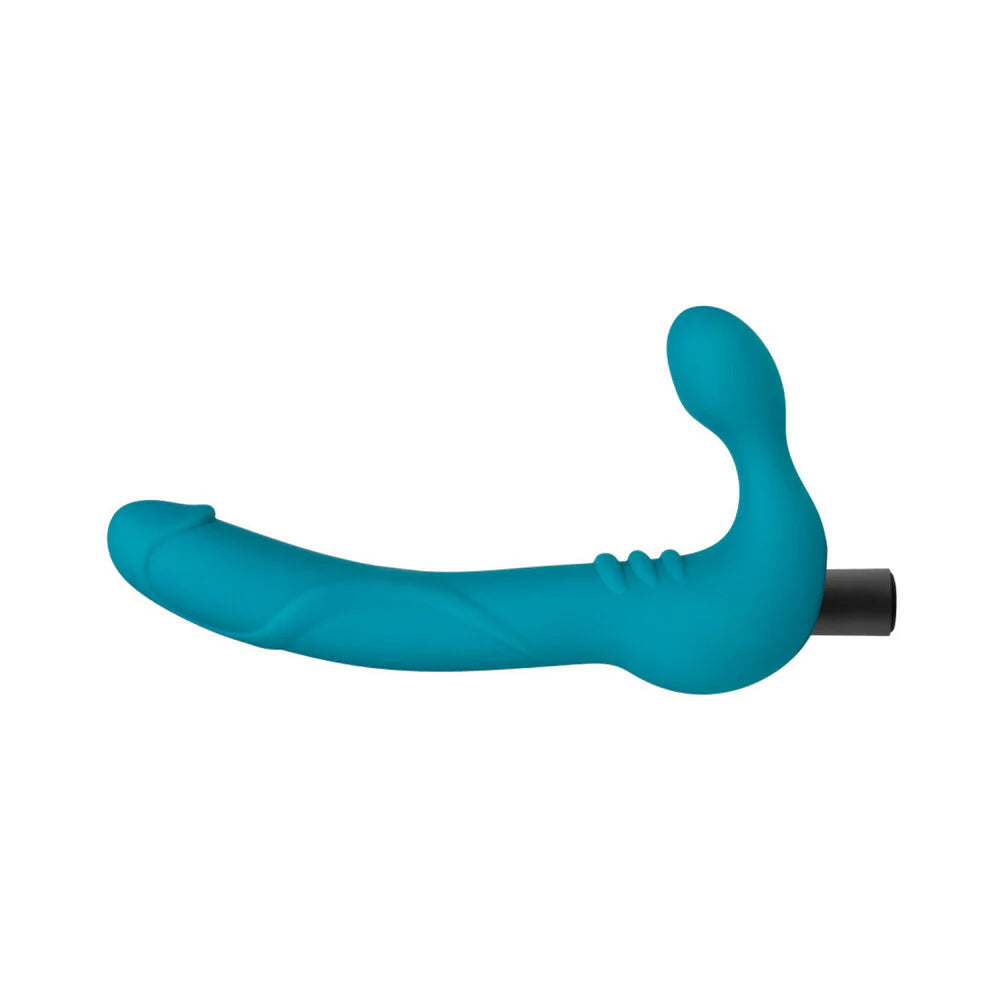 Luna 9 in. Silicone Strapless Strap-On