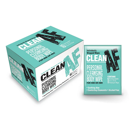 Clean AF Personal Cleaning Body Wipe