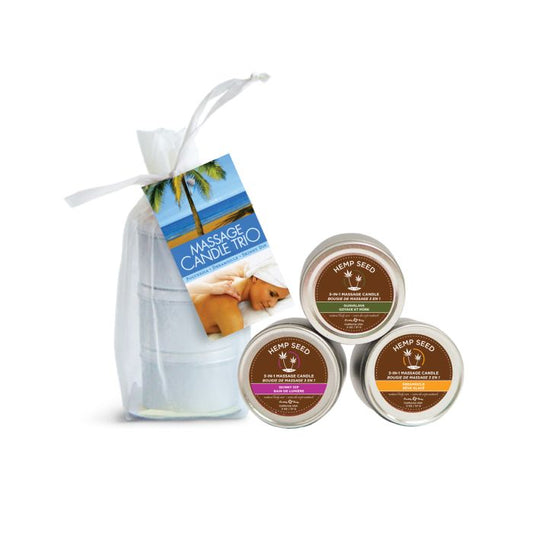 Massage Candle Trio Gift Bag