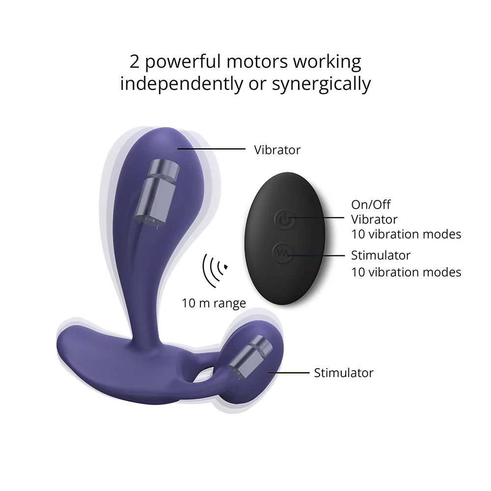 Witty G or P Spot Remote Vibrator