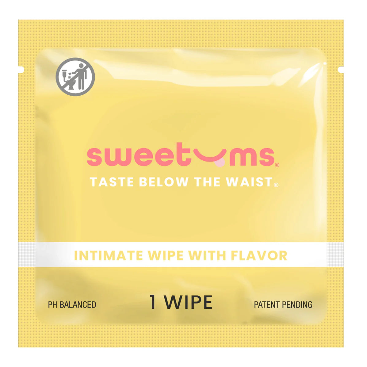 Sweetums Tasty Intimate Wipes - 1pk