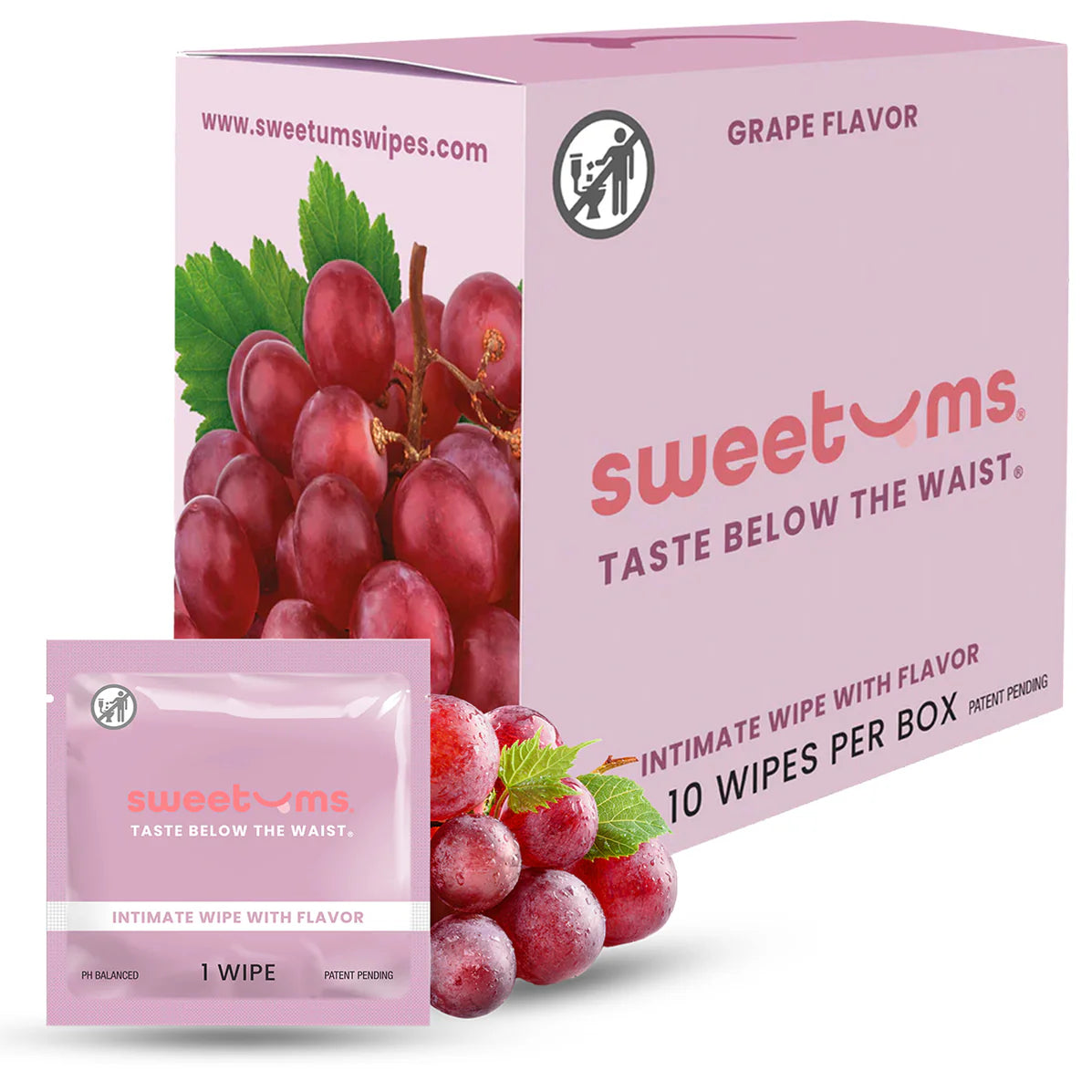 Sweetums Tasty Intimate Wipes