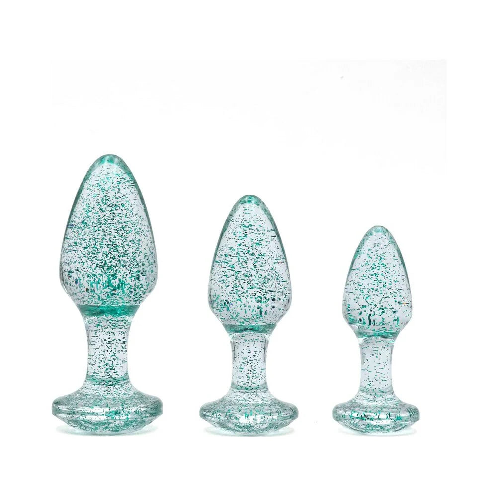 Glitter Gem Butt Plug Set
