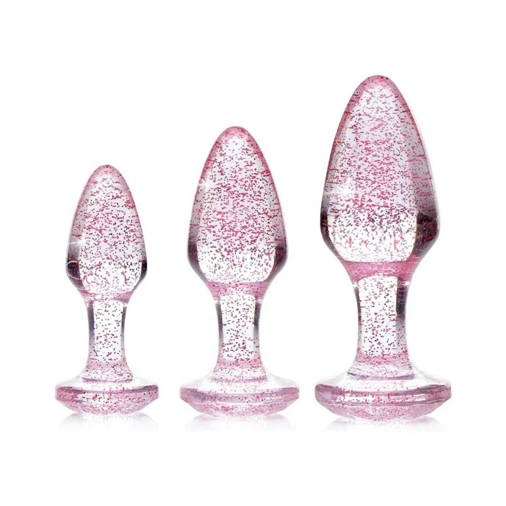 Glitter Gem Butt Plug Set