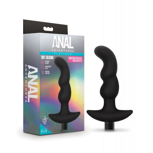 Platinum Silicone Vibrating Prostate Massager