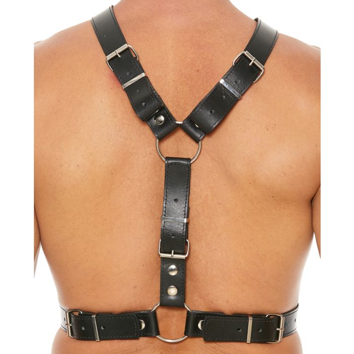 Uomo Men's Harness w/Metal Bit