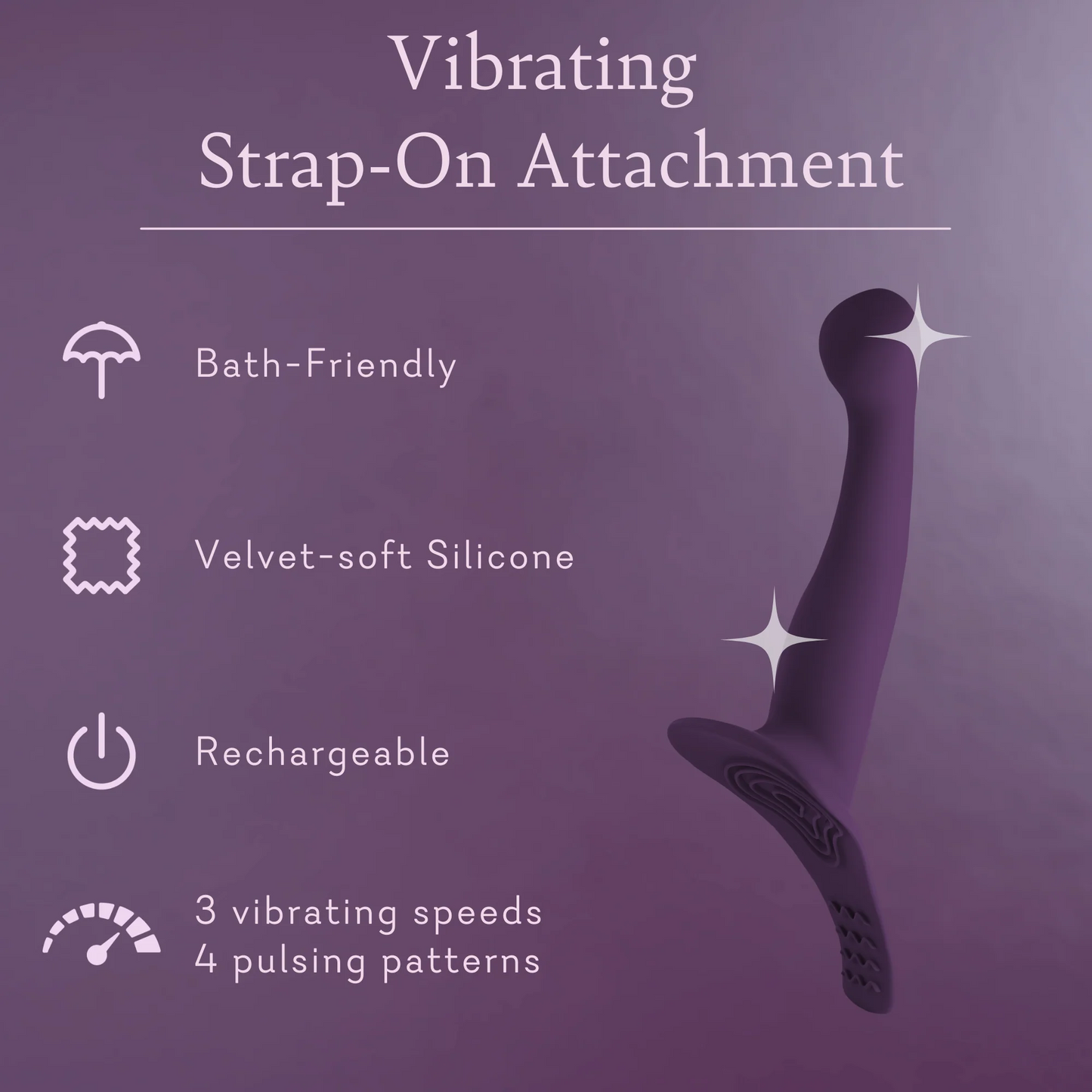 Harness & Vibrating Strap-On