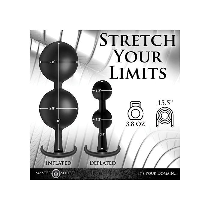 Weighted Inflatable Silicone Anal Plug