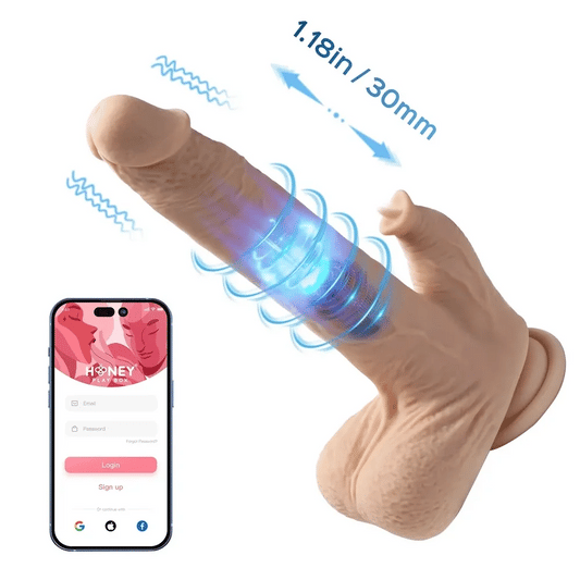Colter App Controlled Realistic Thrusting Dildo