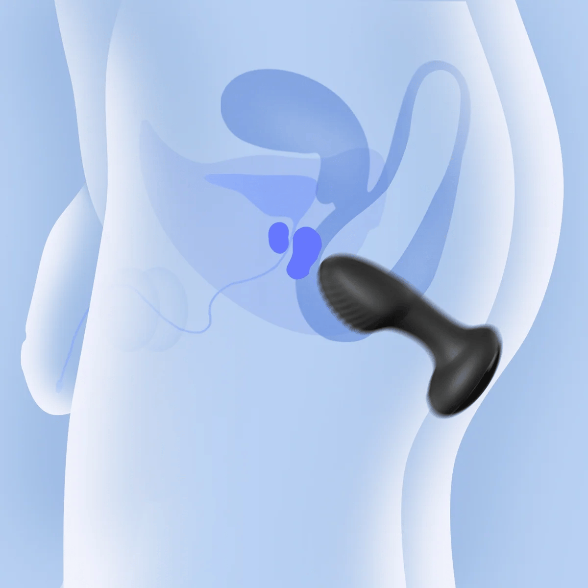 Frenzy Pressure Sensing App-Controlled Rotating Butt Plug