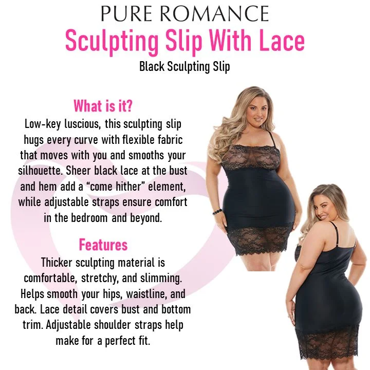 Sculpting Slip with Lace